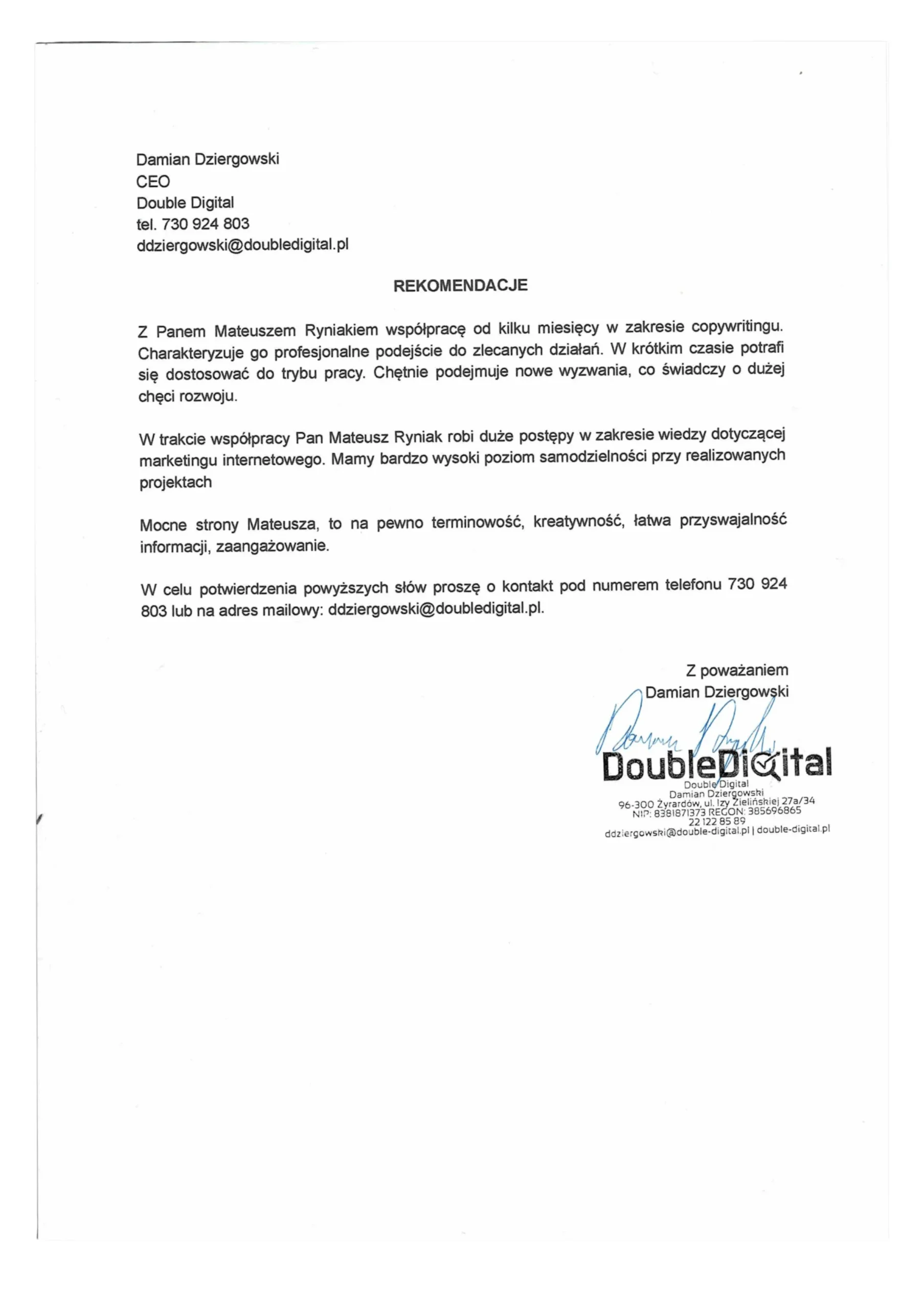 Referencja klienta 6